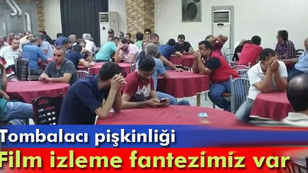 Tombala oynarken yakalandılar 'film izliyorduk' dediler