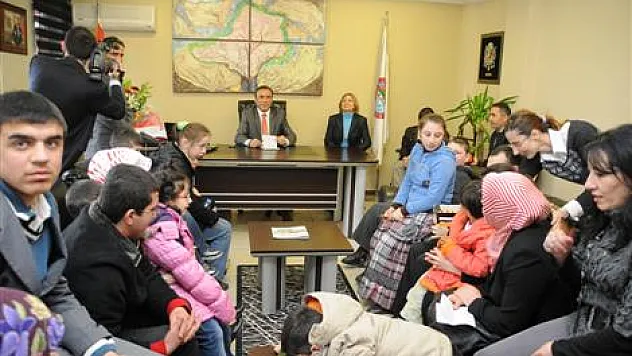 Engelli öğrencilerden Başkan Genç'e ziyaret