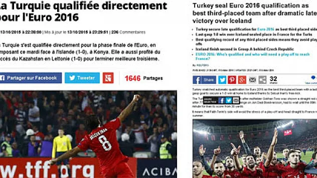 Millilerin zaferi Avrupa basınında