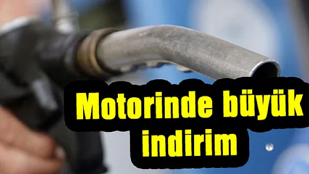 Motorinde büyük indirim
