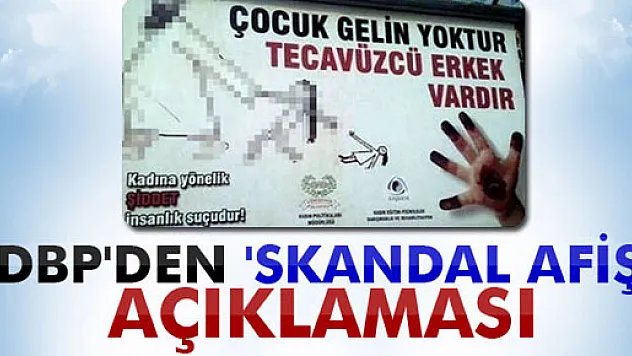 DBP'den 'skandal afiş' açıklaması