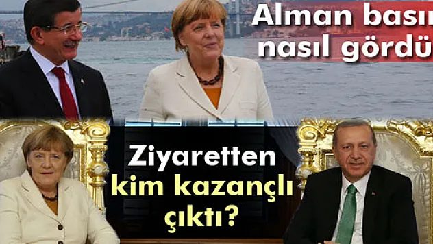 Merkel'in İstanbul ziyareti Alman basınında