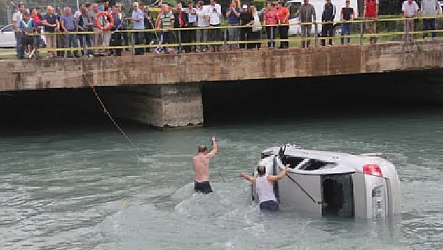 Sulama kanalında can pazarı