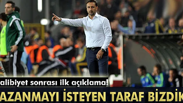 Pereira: 'Kazanmayı isteyen taraf bizdik'