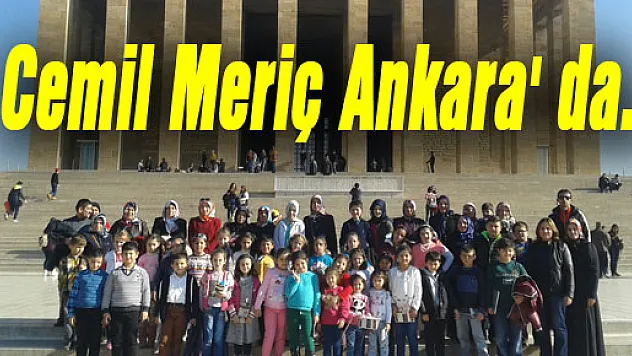 Cemil Meriç Ankara' da...