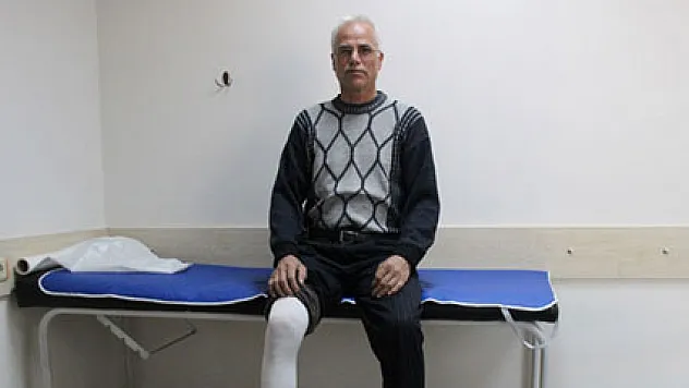 Ameliyat olmasaydı ayağını kaybedecekti