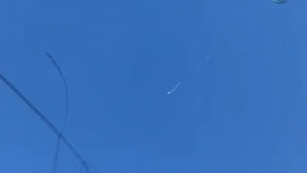 TSK'nın düşürdüğü savaş uçağı böyle görüntülendi!