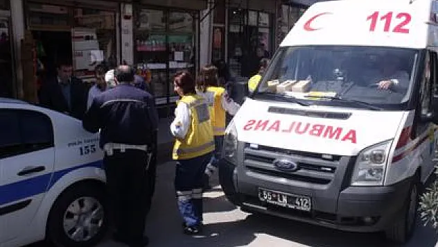 Trafik kazasında PTT görevlisi yaralandı