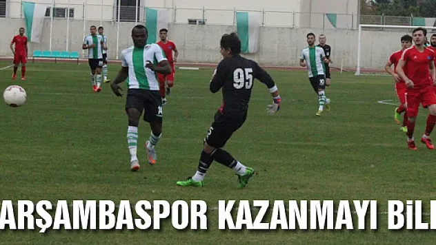 ÇARŞAMBASPOR KAZANMAYI BİLDİ