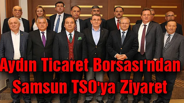 Aydın Ticaret Borsası'ndan Samsun TSO'ya Ziyaret