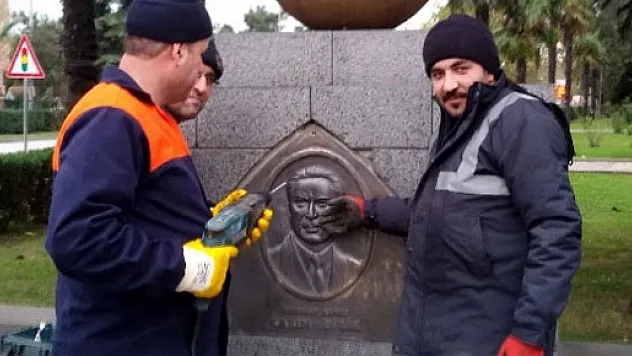 Çalınan Rölyefin Yenisi Yerine Konuldu