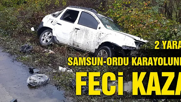 Çarşamba'da Trafik Kazası: 2 Yaralı