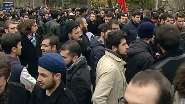 Ankara Üniversitesi'nde eylem