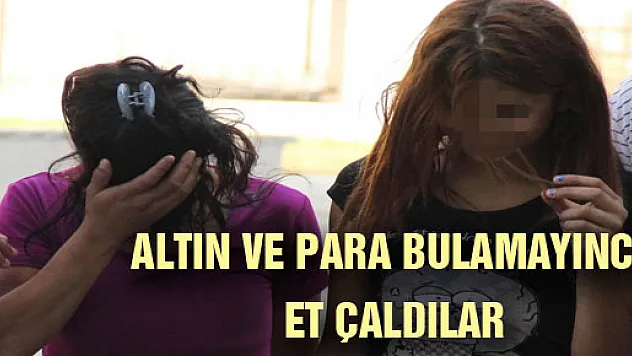 ALTIN VE PARA BULAMAYINCA ET ÇALDILAR