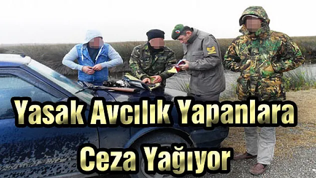 Yasak Avcılık Yapanlara Ceza Yağıyor