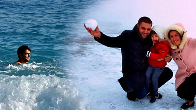 Antalya'da iki mevsim birden!