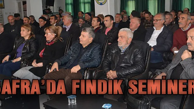 BAFRA'DA FINDIK SEMİNERİ