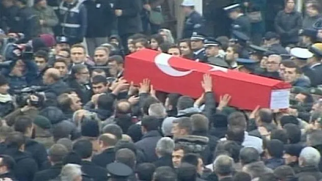 Ankara şehidini uğurladı