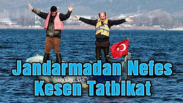 Jandarmadan nefes kesen tatbikat