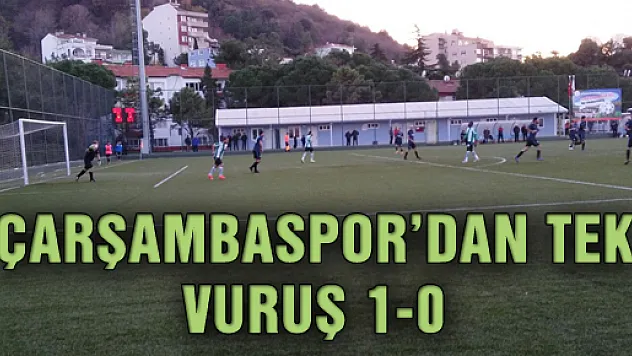 ÇARŞAMBASPOR'DAN TEK VURUŞ: 1-0