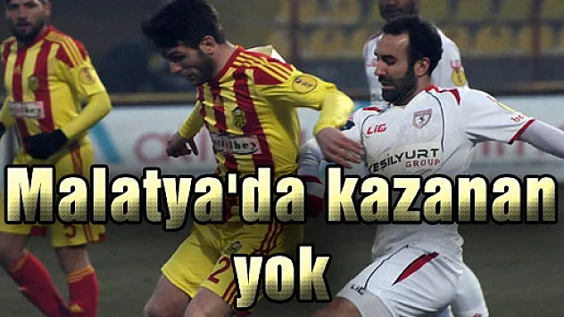 Malatya'da kazanan yok