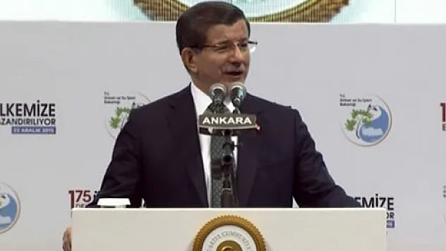 Başbakan Davutoğlu, 175 tesisi hizmete açtı