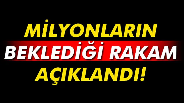 Enflasyon rakamları açıklandı