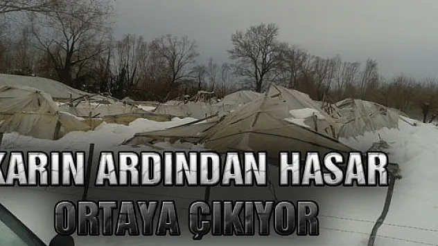 KARIN ARDINDAN HASAR ORTAYA ÇIKIYOR