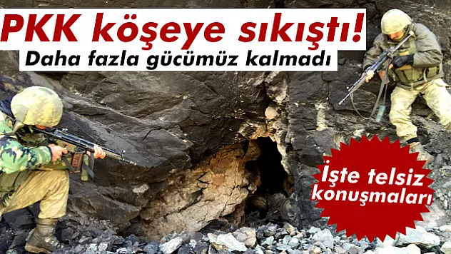 PKK köşeye sıkıştı