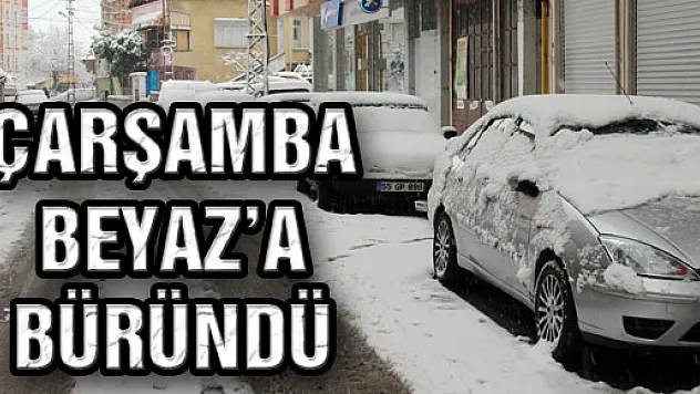 Çarşamba Beyaza Büründü