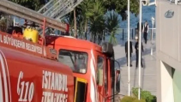 Beylerbeyi Polisevi'nde yangın paniği