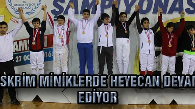 Eskrim Miniklerde Heyecan Devam Ediyor