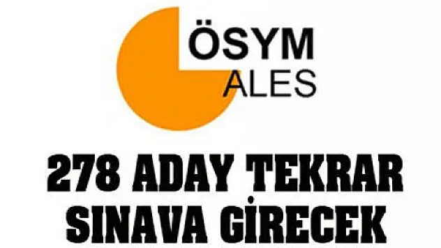 ÖSYM 278 adayı yeniden sınava alacak