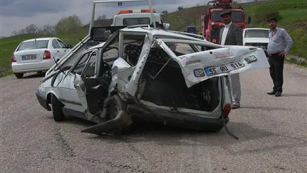 Samsun'daki trafik kazasında 6 kişi yaralandı