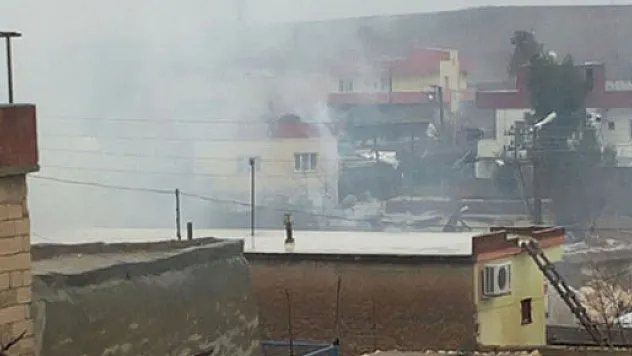 Cizre'ye yürümek isteyen gruba müdahale