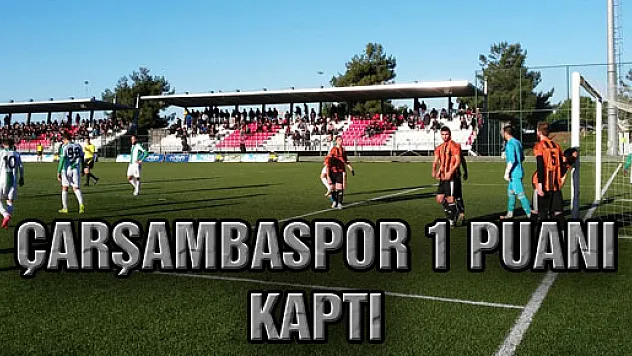 Çarşambaspor 1 Puanı Kaptı