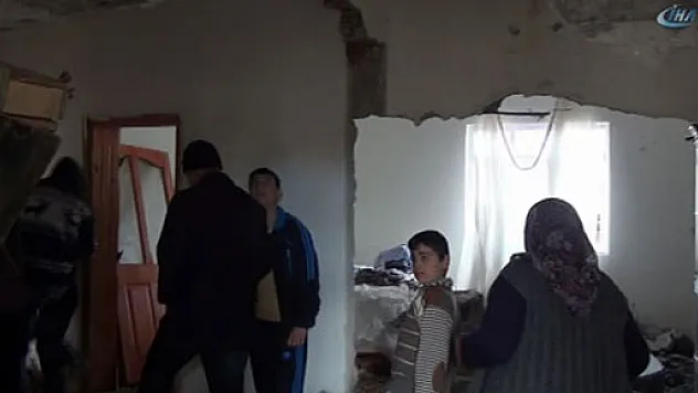 Isıtıcı kazanı patladı ev harabeye döndü