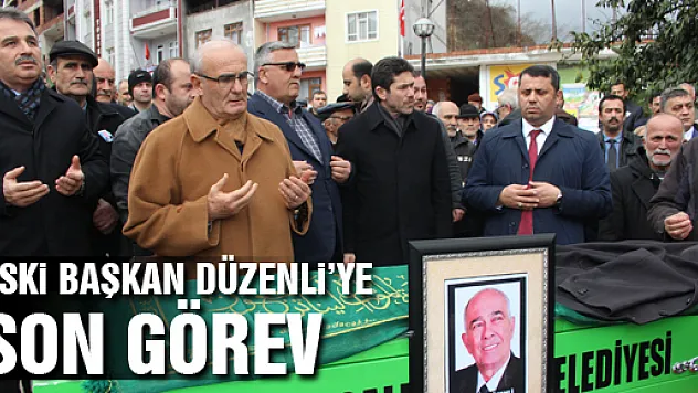 ESKİ BELEDİYE BAŞKANI DÜZENLİ'YE VEDA