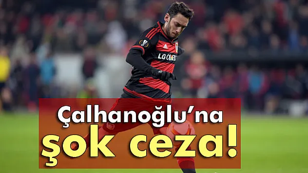 Milli futbolcu Çalhanoğlu'na, Almanya'da trafik cezası