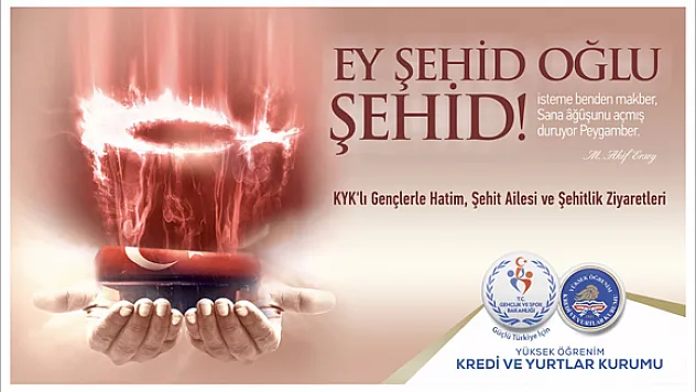 KYK'LI GENÇLERDEN ŞEHİT AİLELERİNE VEFA