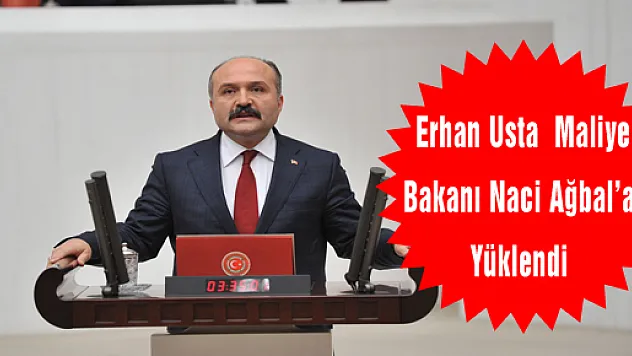 MHP Samsun Miletvekili Erhan Usta  Maliye Bakanı Naci Ağbal'a Yüklendi