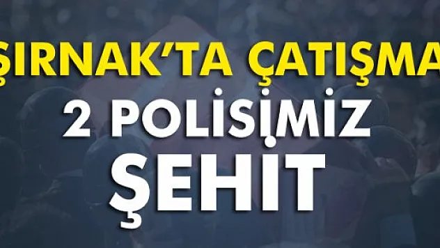 İdil'de çatışma: 2 şehit, 3 yaralı