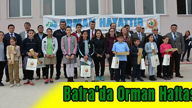 Bafra'da Orman Haftası Etkinliği