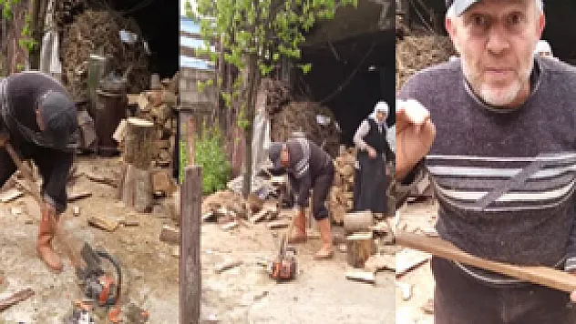 Reklama aldandı baltayla parçaladı