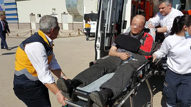 Tatbikatta Yaralanan Astsubay, Helikopterle Hastaneye Kaldırıldı