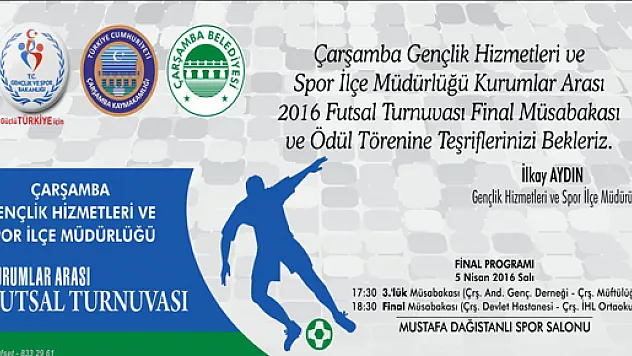 FUTSAL TURNUVASINDA FİNAL MAÇI