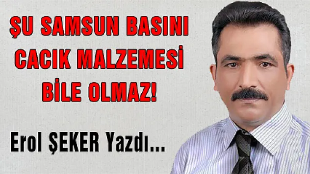 ŞU SAMSUN BASINI CACIK MALZEMESİ BİLE OLMAZ!