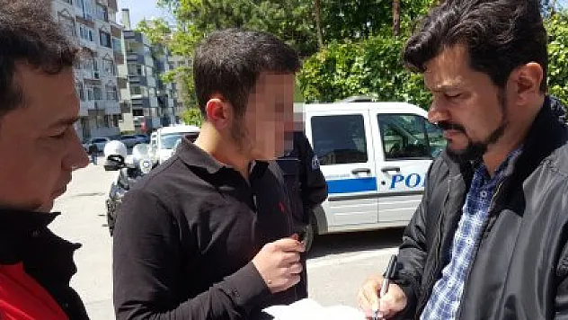 3 BİN 700 LİRALIK CEP TELEFONU GASPI