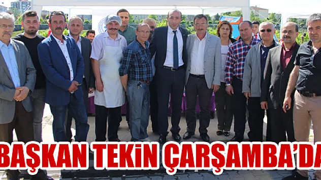 MHP İl Başkanı Çarşamba' da...