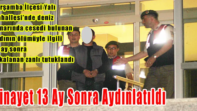 Cinayet 13 Ay Sonra Aydınlatıldı